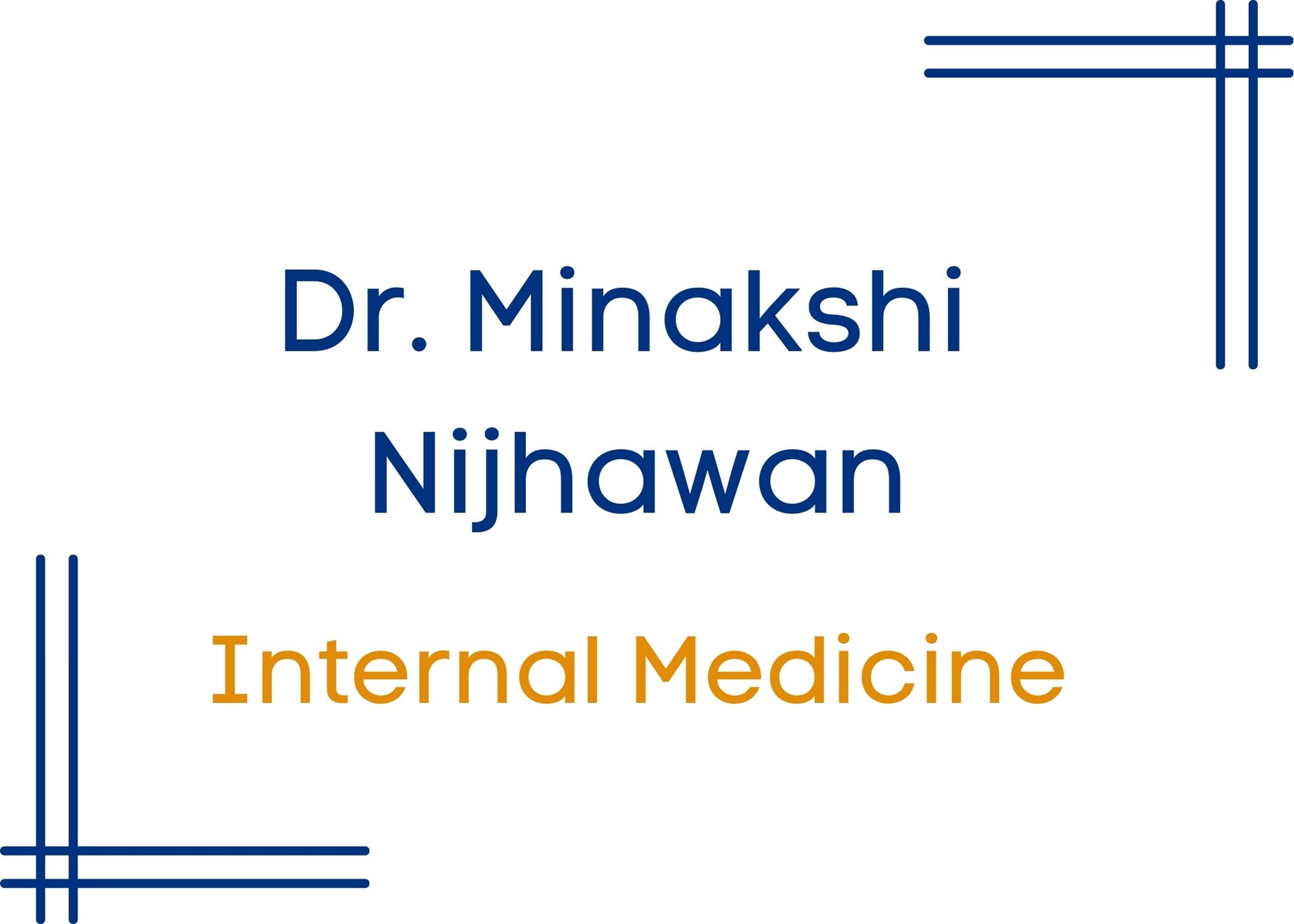 Dr Minakshi Nijhawan