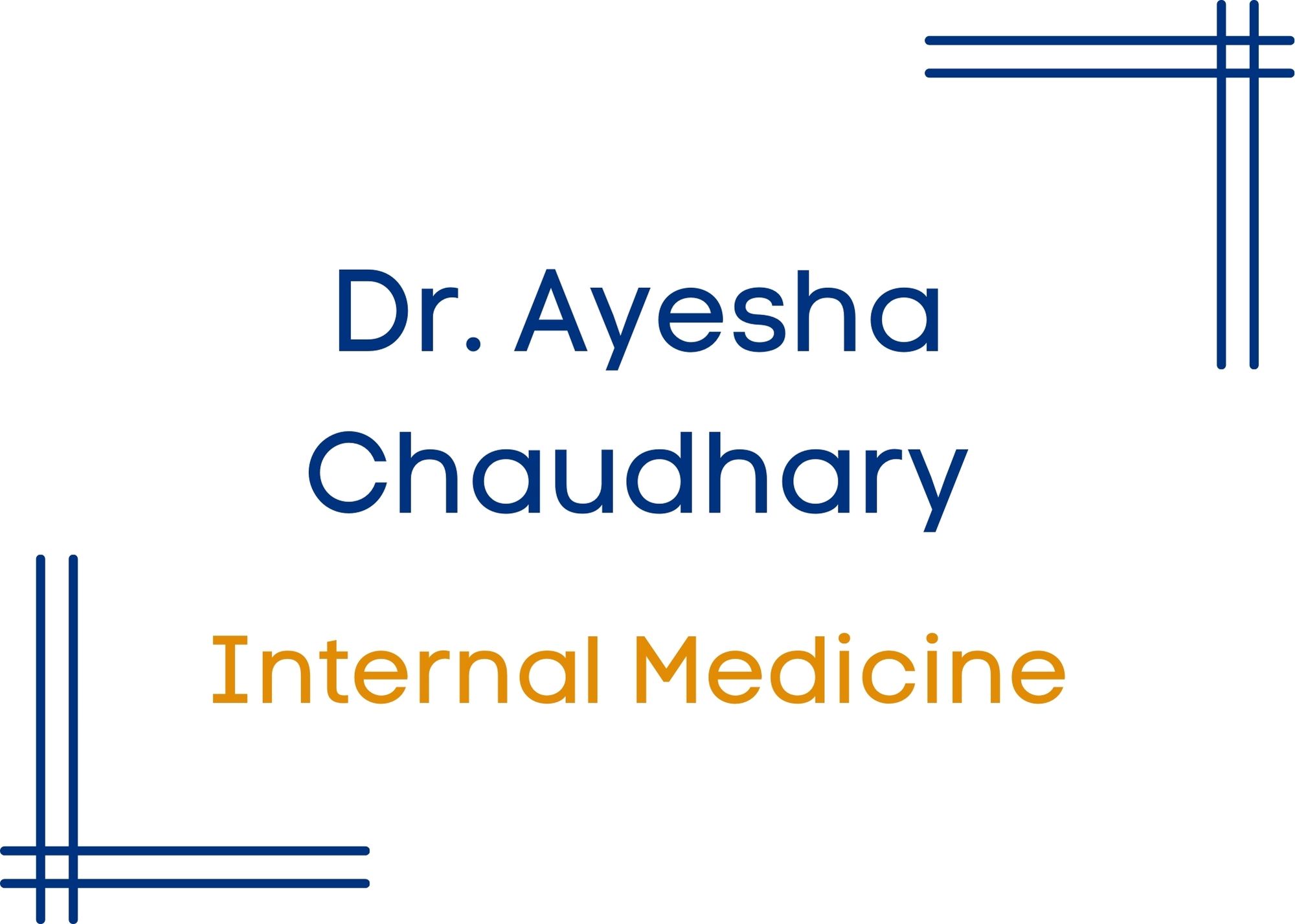 Dr Ayesha Chaudhary